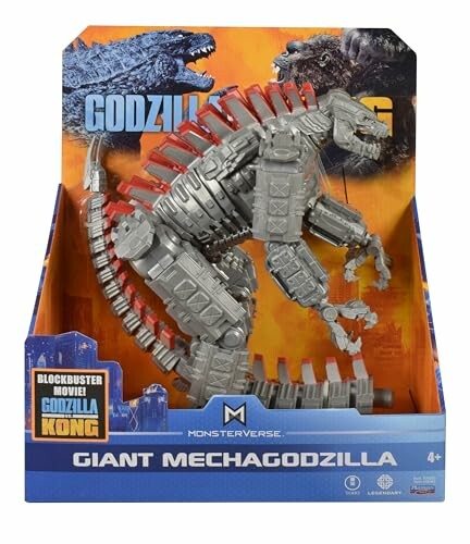 Speelgoed van Giant Mechagodzilla in doos