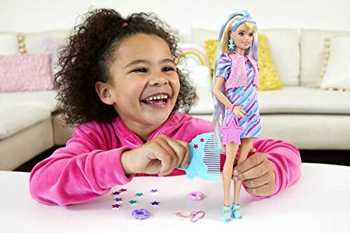 Barbie Pop met Eindeloos Lang Haar