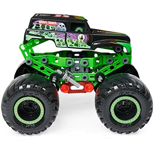 Groene Grave Digger monstertruck speelgoedauto