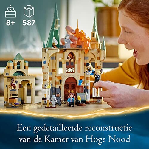 Lego-set van de Kamer van Hoge Nood met personages.