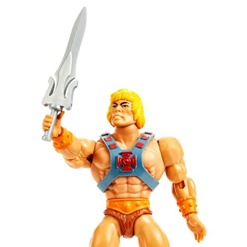 He-Man actiefiguur met zwaard omhoog