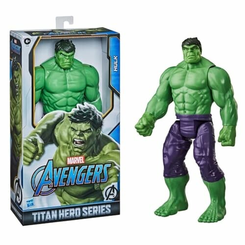 Hulk actiefiguur in doos en daarbuiten