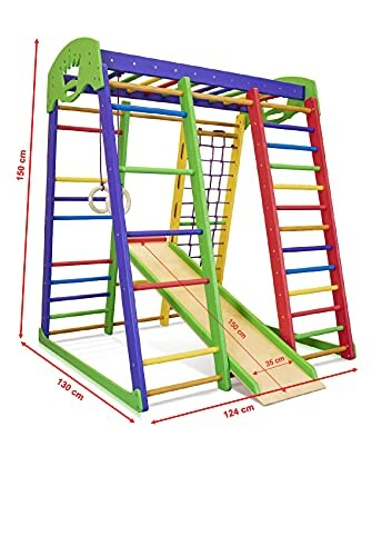 Kinderhuis met Glijbaan "AKVARELKA"