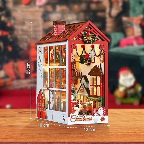 Cuteefun Navidad DIY Miniatuurhuisset