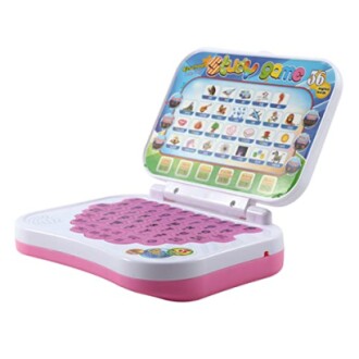 Kinderspeelgoed laptop met toetsenbord en spelletjes