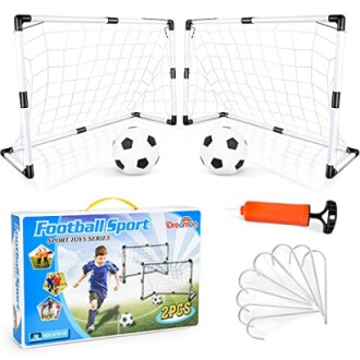 Set van 2 Voetbaldoelen voor Kinderen