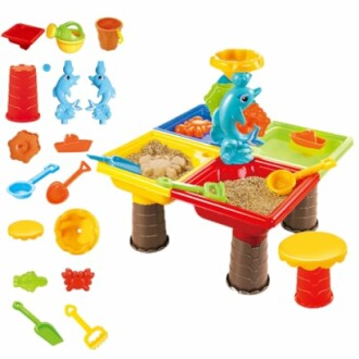 Speelgoed zand- en watertafel met accessoires