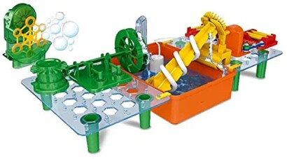 Kinderen water speelset met tandwielen en bubbels