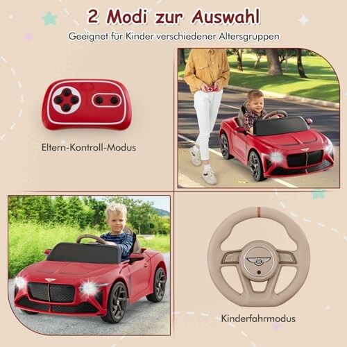 Twee modi voor speelgoedauto voor kinderen