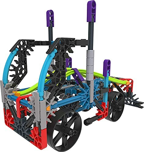 K'NEX modelauto met kleurrijke onderdelen