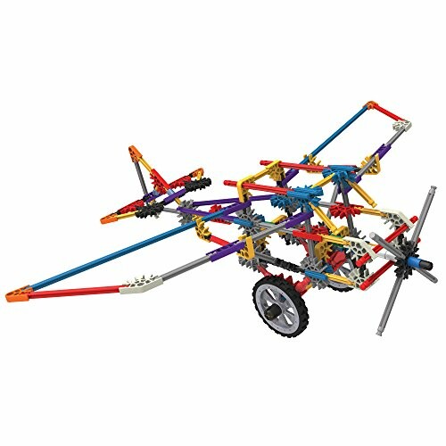 Vliegtuigmodel gemaakt van K'NEX-stukken