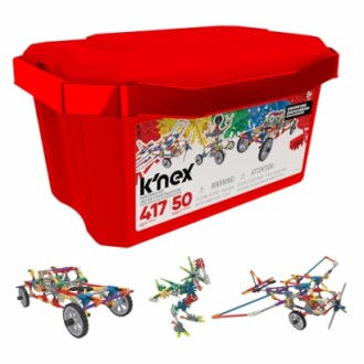 K'NEX bouwset met voertuigen en constructies