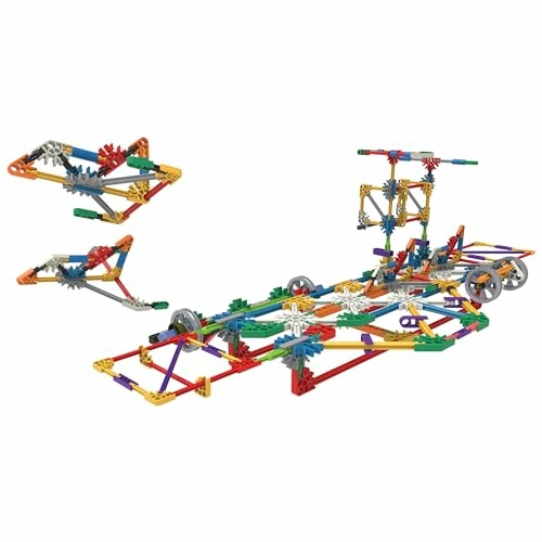 K'NEX bouwspeelgoed set met kleurrijke onderdelen.