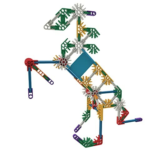 K'NEX model van een dinosaurusfiguur