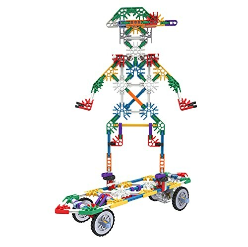 K'NEX-figuur op wielen