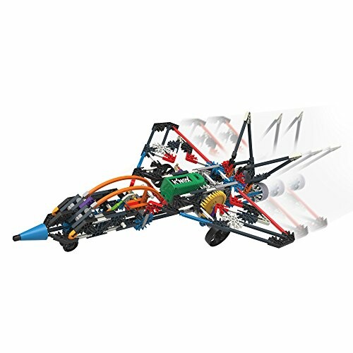 K'NEX model van een vliegtuig met bewegende onderdelen