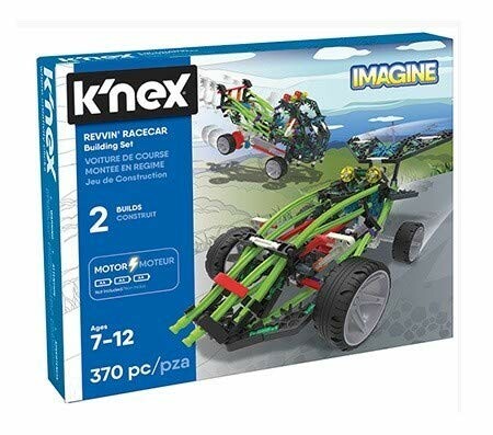 K'NEX bouwset voor raceauto met 370 onderdelen