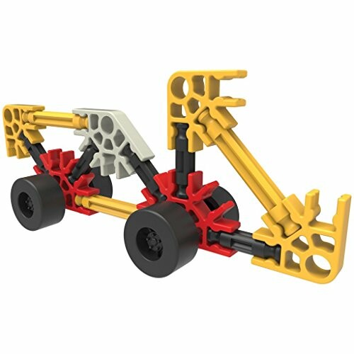 Speelgoedauto model gemaakt van K'NEX-stukken