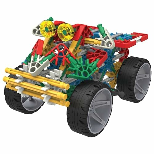 K'NEX speelgoedauto met kleurrijke onderdelen