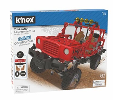 K'NEX bouwset voor terreinwagen met 682 onderdelen.