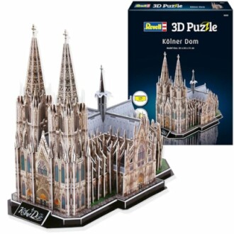 3D-puzzel van de Dom van Keulen in actie