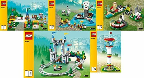 Verschillende LEGO pretpark sets