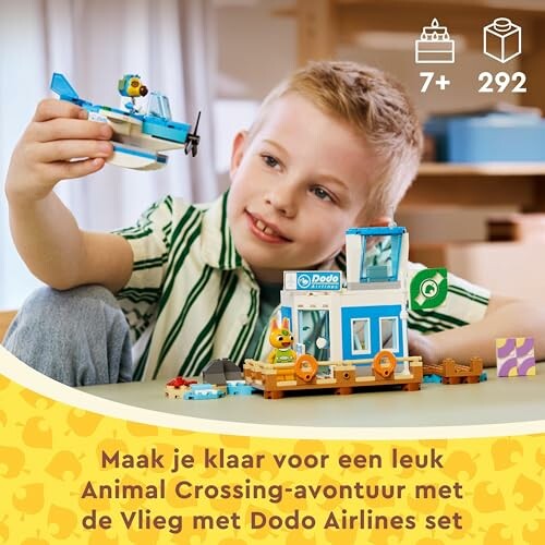 LEGO Animal Crossing Vlieg met Dodo Airlines