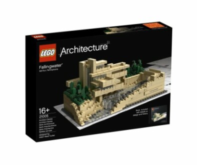 LEGO set van Fallingwater-gebouw