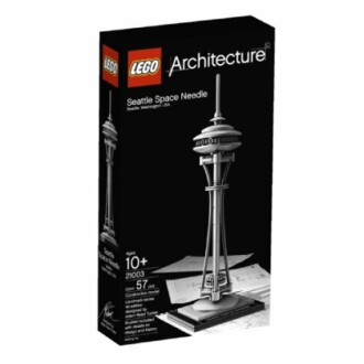 Lego doos van Seattle Space Needle model