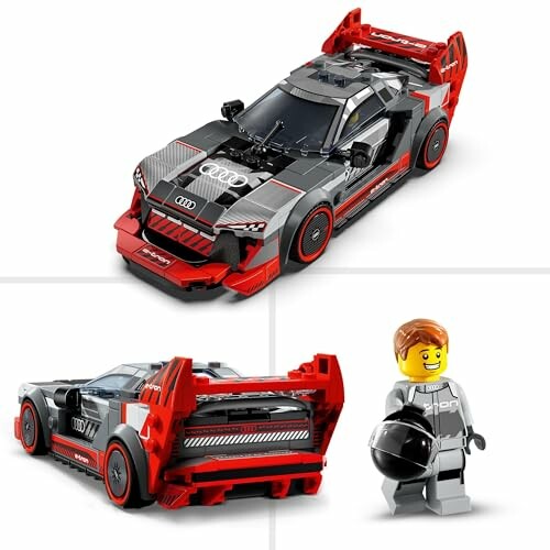 LEGO Audi raceauto met minifiguur