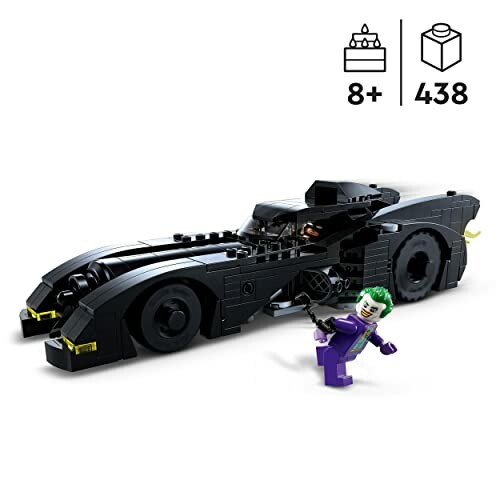 Lego Batmobile met Joker-figuur