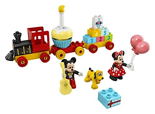 LEGO treinset met verjaardagsthema en Disney-figuren