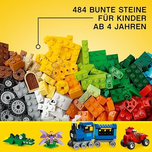 Gekleurde LEGO-stenen voor kinderen vanaf 4 jaar.