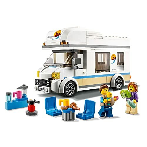 LEGO camper met poppetjes en accessoires