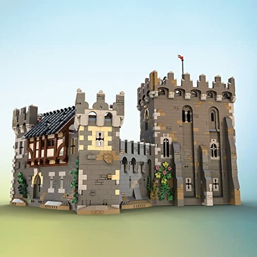 Lego kasteel set met torens en muren