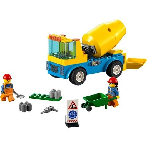 LEGO cementwagen bouwset met figuren en accessoires