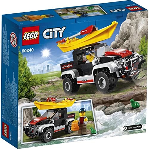 LEGO City 4x4 met kajak en figuur