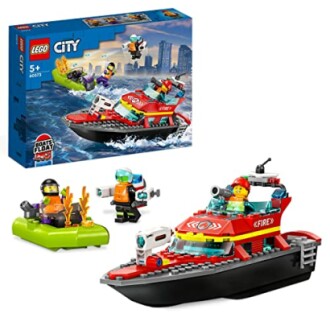 LEGO City bouwset met boot en figuren