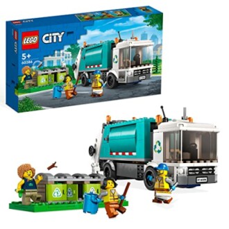 LEGO City vuilniswagen met figuren en containers