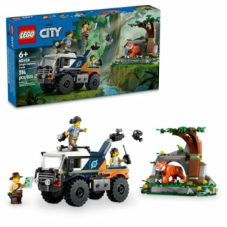 LEGO City set met jungle truck en tijgerfiguur