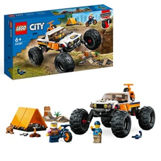 LEGO City monstertruck speelset met personages en accessoires.