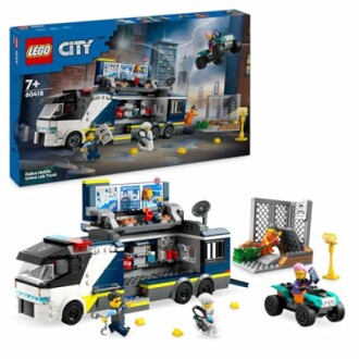 Lego City politie mobiele commandowagen set met figuren en accessoires