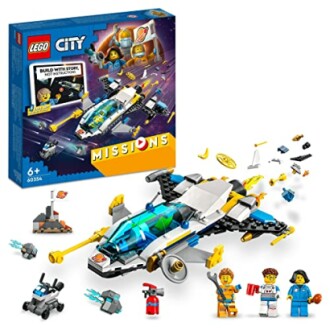 LEGO City ruimteschip bouwset met minifiguren en accessoires