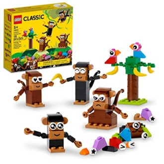 LEGO Classic bouwset met apenfiguren en accessoires