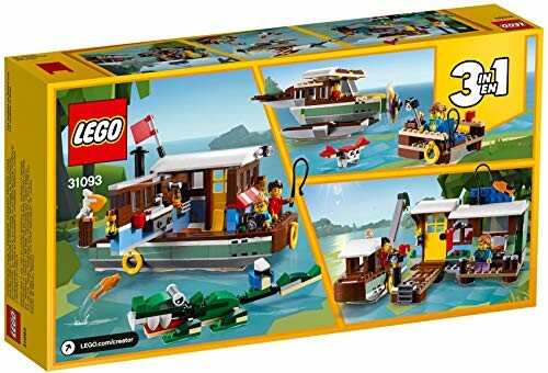 LEGO Creator 3-in-1 doos met huisboot en krokodil