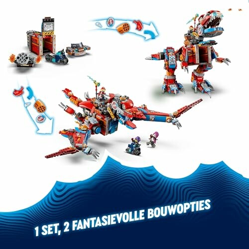 Lego bouwset met twee fantasievolle wezens