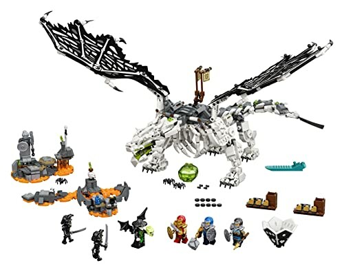 LEGO draak bouwset met figuren en accessoires