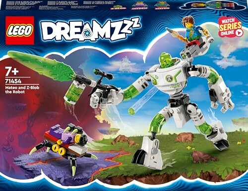 LEGO-set met robot en personages uit de DREAMZ-serie