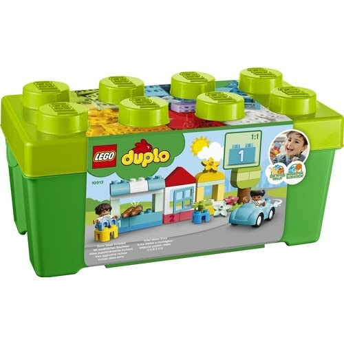 Groene opbergdoos met LEGO Duplo set