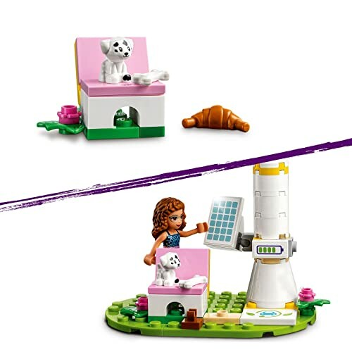 LEGO-speelset met meisje en puppy